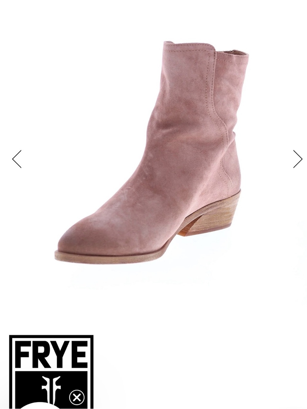 Frye Suede Mid-Calf Boot in Dusty Rose